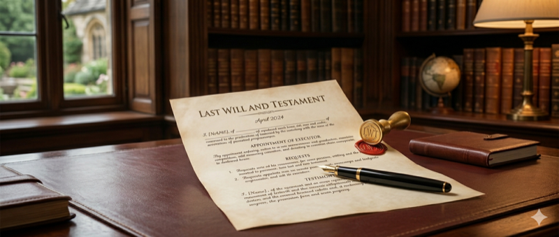 Preparing a will